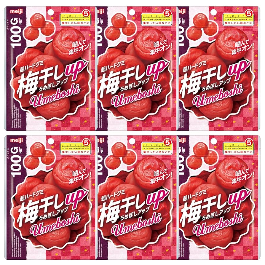 うめぼし Amazon | 明治 梅干しアップ 100g ×6袋 | 明治 | グミ 通販